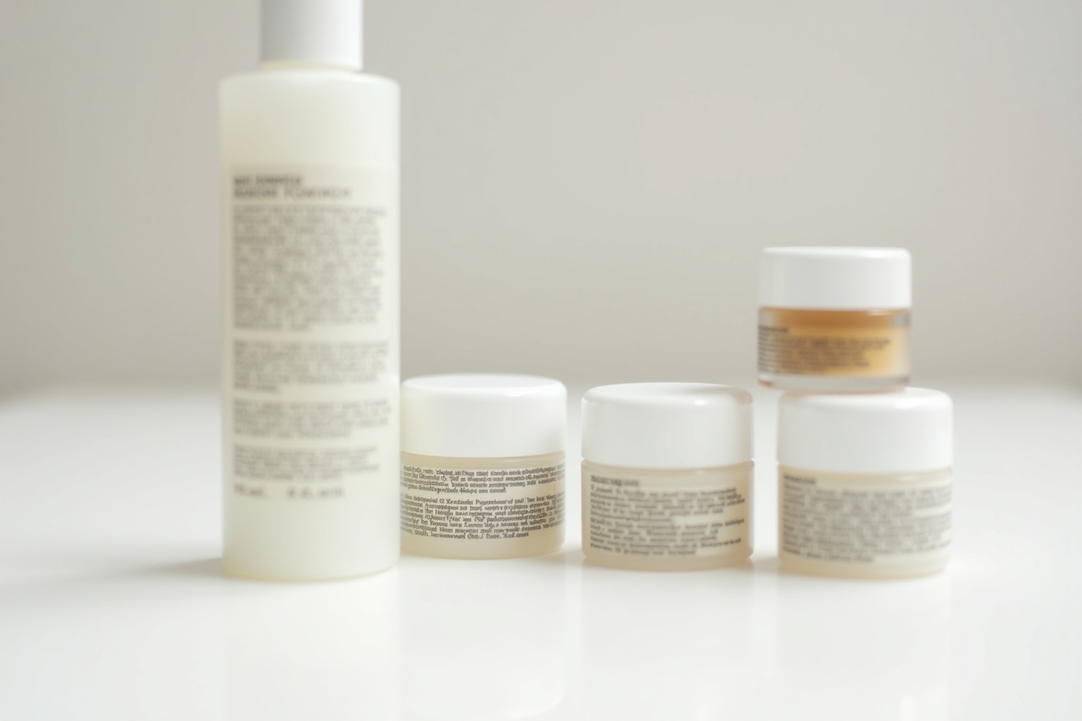 INCI-Liste – Kosmetik Inhaltsstoffe auf Flasche lesend